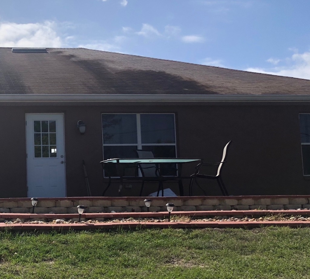 Driveway after cleaning