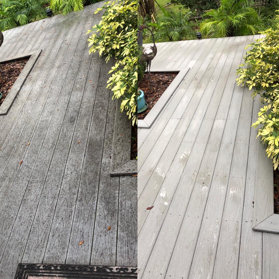 Deck cleaning Tampa Bay