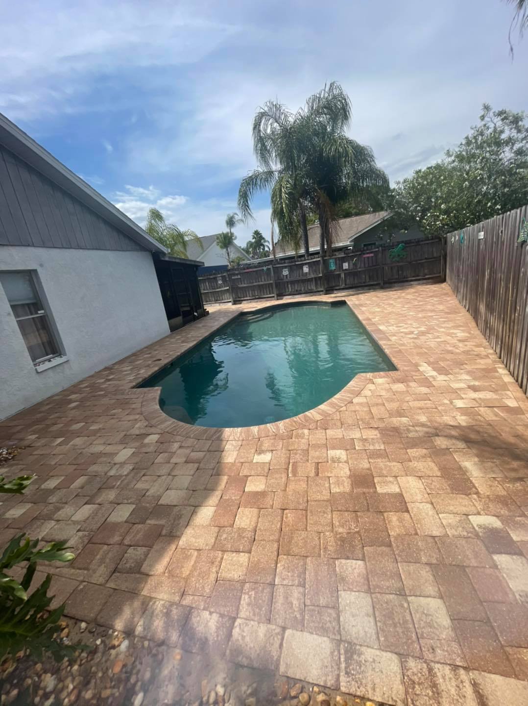 Paver sealing results in Tampa Bay