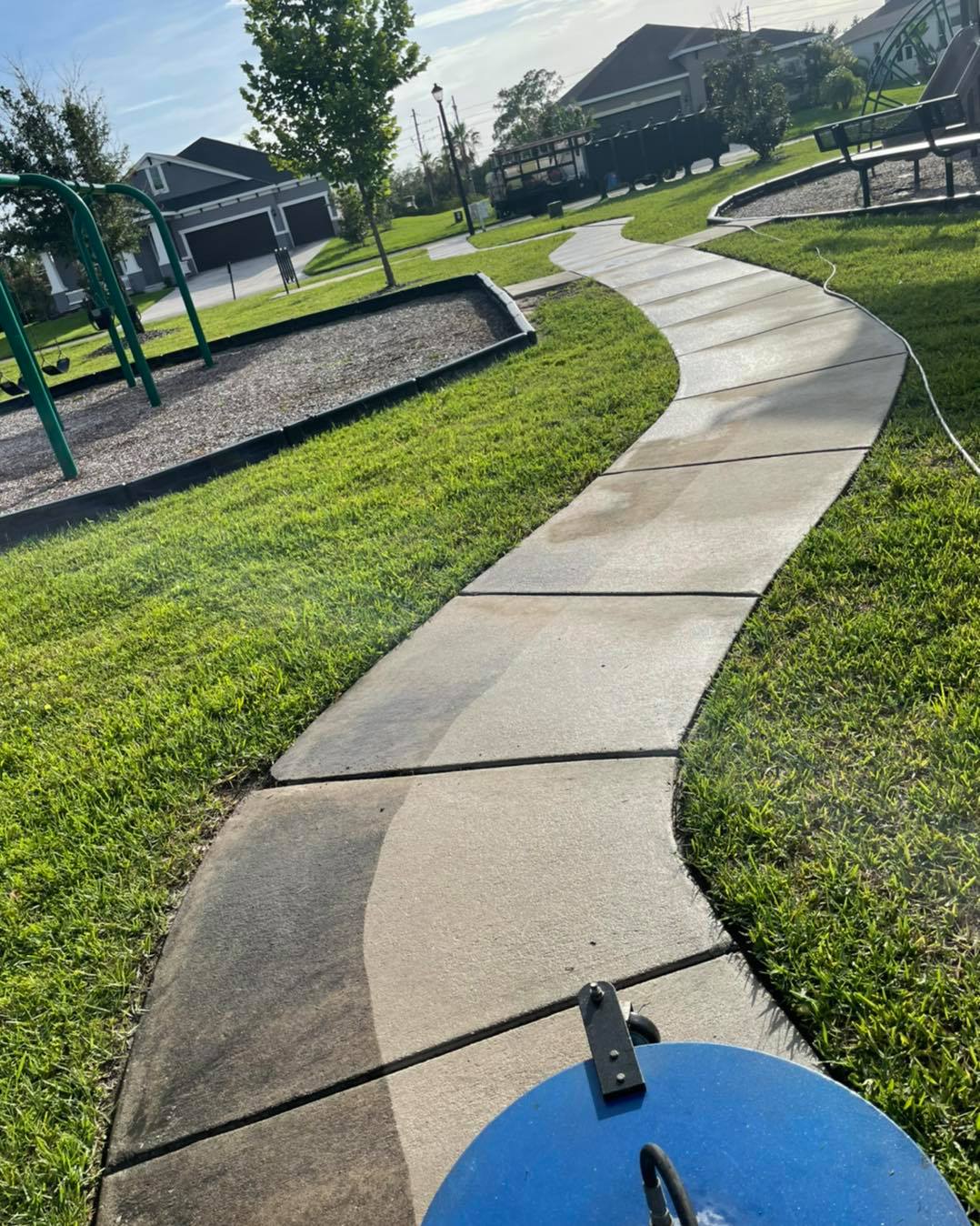 Professional pressure washing in Tampa Bay